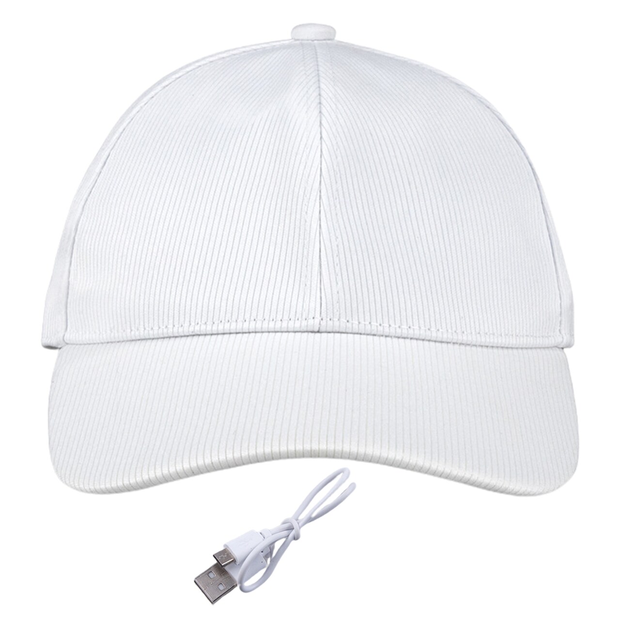 Led Hat Light Up Baseball Cap Flash Glow Hat Usb Rechargeable Hip-Hop Luminous Hat Halloween Flashing Cap For Party